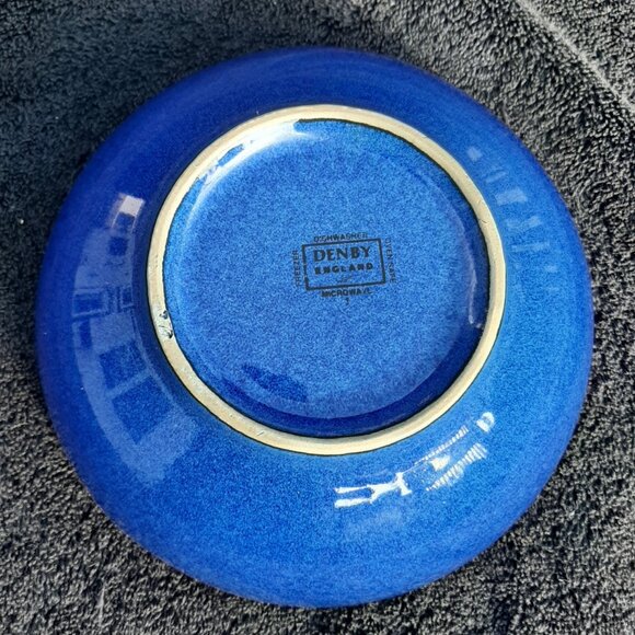 Denby Metz Pasta  Soup Bowl 6.5" D (1) Green Blue Metz - Picture 7 of 8